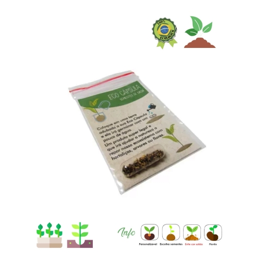 sem01-Eco Cápsula com Sementes