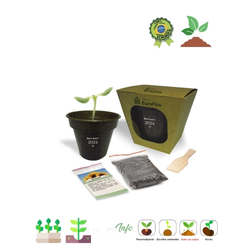 Kit Vaso fibra de coco 708-708