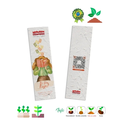 Marcador de Páginas Papel Semente 062-062