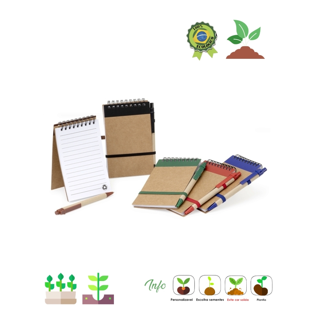 Bloco de Anotações Kraft 868