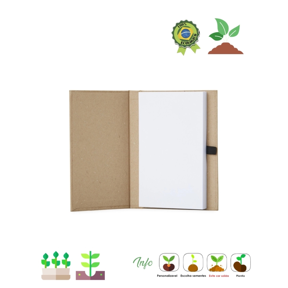 Bloco de Anotações em Kraft 02 873