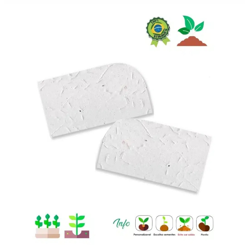 Cartão de Visita em Papel Semente formato Especial 99