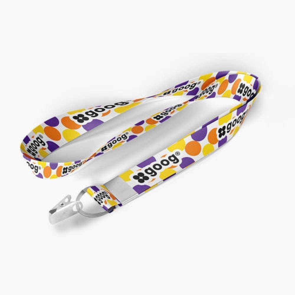 Cordão para crachá acabamento em jacaré