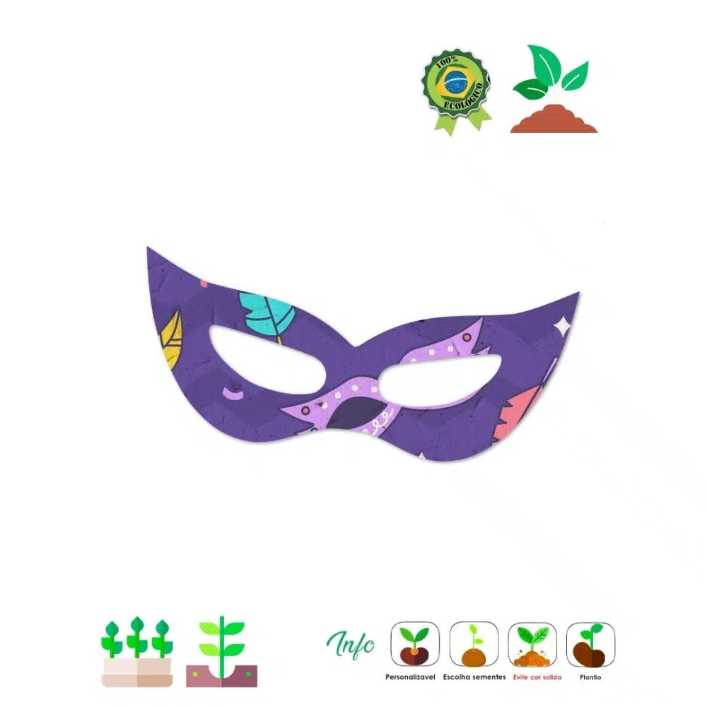 Máscara de Papel Semente 026