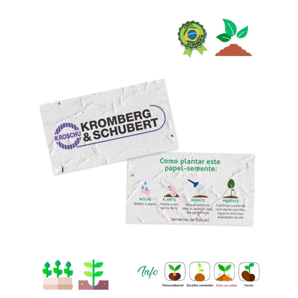 Papel Semente 5 x 9 cm 058-058