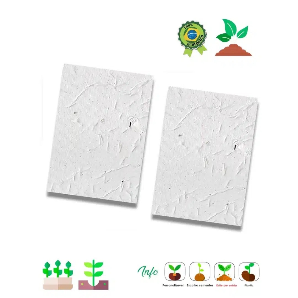 Papel Semente A4 Sem impressão 480