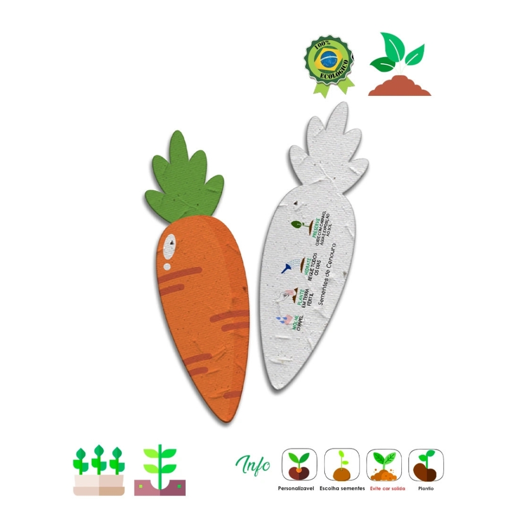 Papel semente Cenoura 811-811