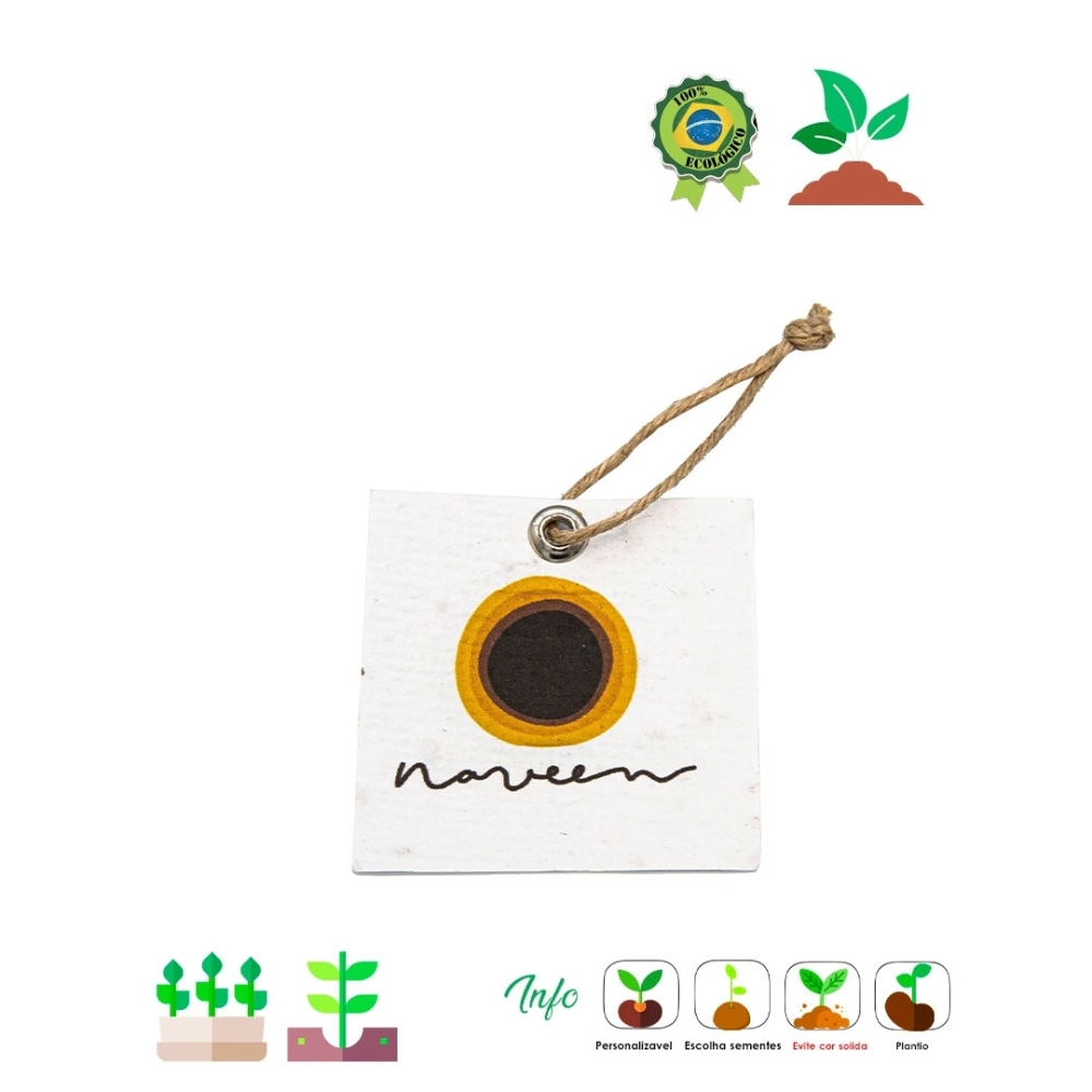 Tag de Papel Semente